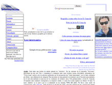 Tablet Screenshot of javiercinacchi.com